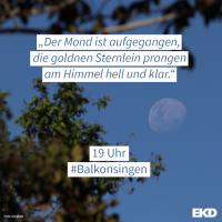 EKD ruft zum Balkonsingen auf