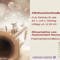 Weihnachten vom Balkon